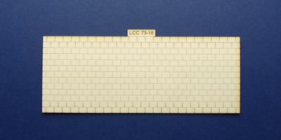 LCC 73-18 O gauge medium signal box roof tiles panel